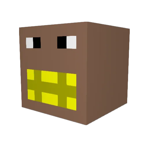 Tgrice21 Minecraft avatar head, 3D render
