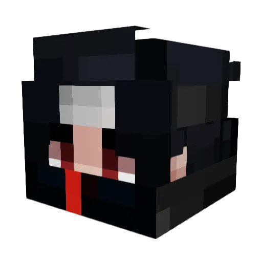 Tguz Minecraft avatar head, 3D render