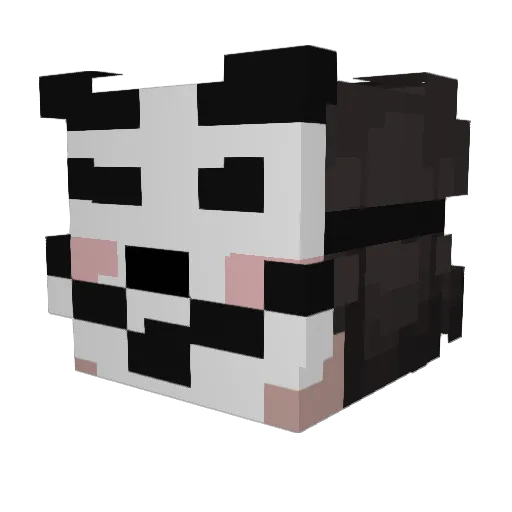 Th0be Minecraft avatar head, 3D render