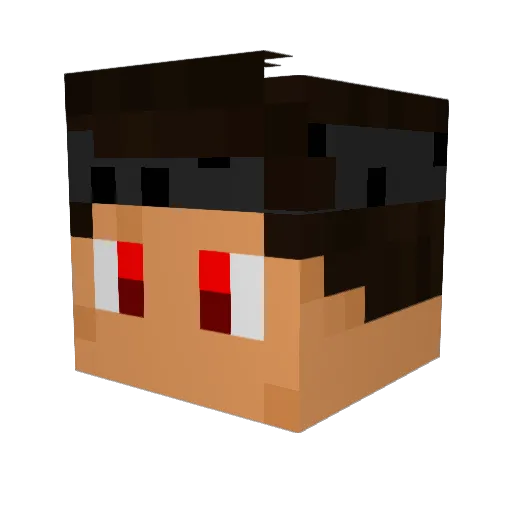 Th0m8s Minecraft avatar head, 3D render