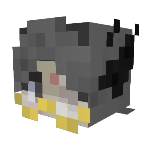 Th0masr0s3s Minecraft avatar head, 3D render
