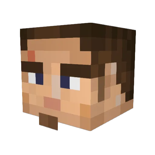 Th0tSlayr Minecraft avatar head, 3D render