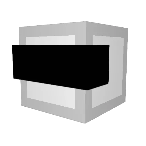 Th1nonly Minecraft avatar head, 3D render