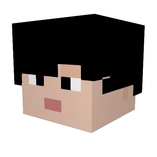 Th1sDJ Minecraft avatar head, 3D render