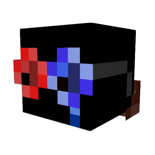 Th3Depresso Minecraft avatar head, 3D render