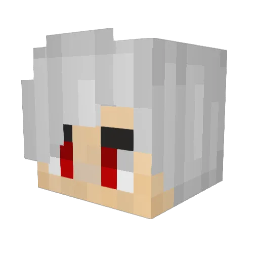 Th3Dukee Minecraft avatar head, 3D render