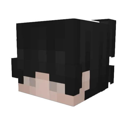 Th3H0llow Minecraft avatar head, 3D render