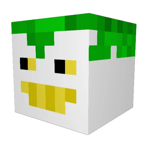 Th3Haroldinho Minecraft avatar head, 3D render