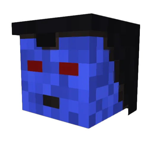 Th3Herald Minecraft avatar head, 3D render