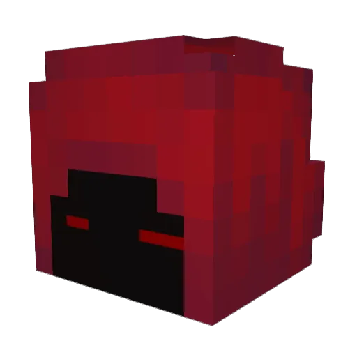 Th3K1lLeR46 Minecraft avatar head, 3D render