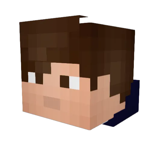 Th3L0rd_ Minecraft avatar head, 3D render