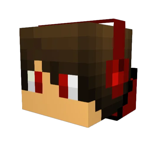 Th3Marv Minecraft avatar head, 3D render