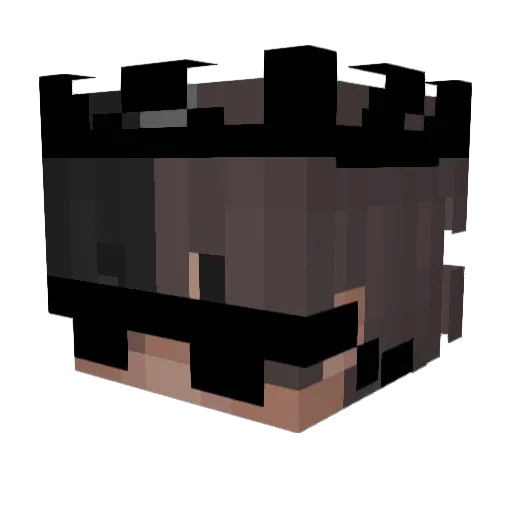 Th3OceanMan Minecraft avatar head, 3D render