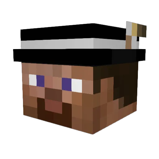 Th3PainKiller Minecraft avatar head, 3D render