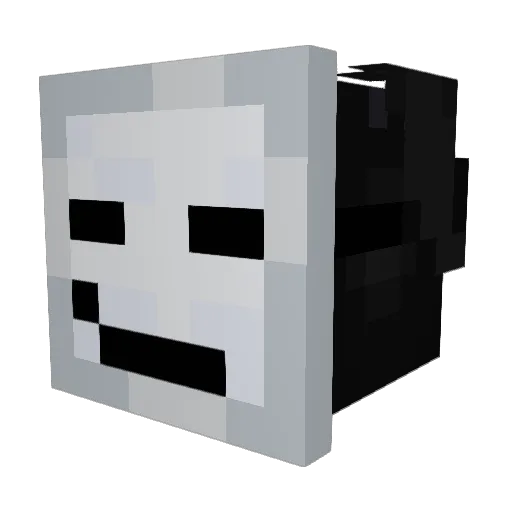 Th3Phant0m Minecraft avatar head, 3D render
