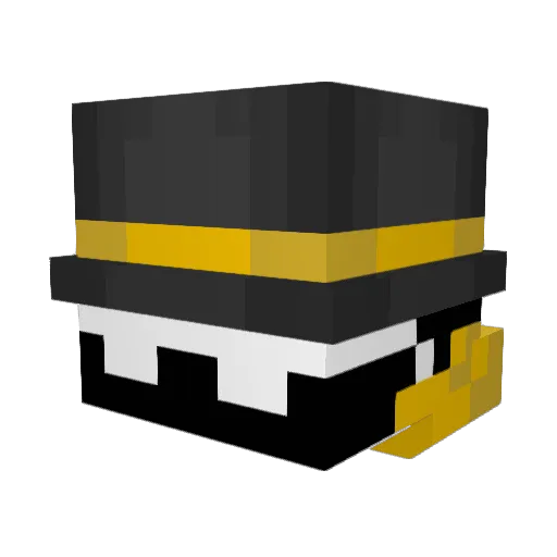Th3S1gma Minecraft avatar head, 3D render