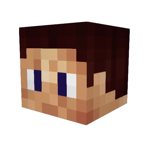 Th3Tobb Minecraft avatar head, 3D render