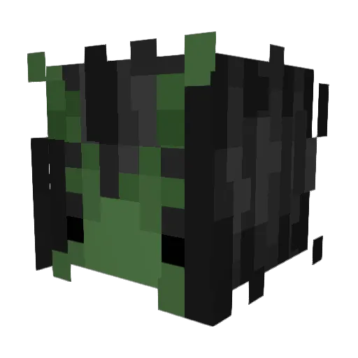 Th3Whisp Minecraft avatar head, 3D render