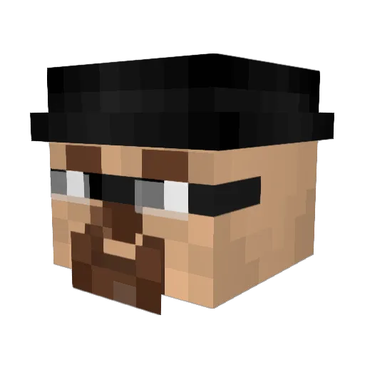 Th3_Dang3r Minecraft avatar head, 3D render