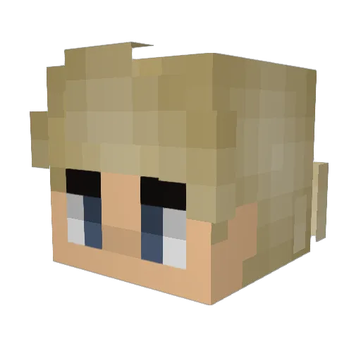 Th3_Game_Master Minecraft avatar head, 3D render