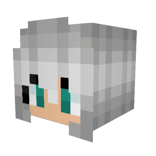 Th3_H3dg3hog Minecraft avatar head, 3D render