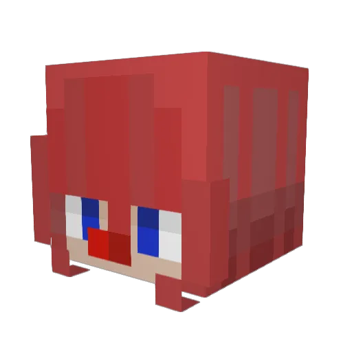 Th3_Jesterr Minecraft avatar head, 3D render