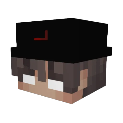 Th3_M4t Minecraft avatar head, 3D render
