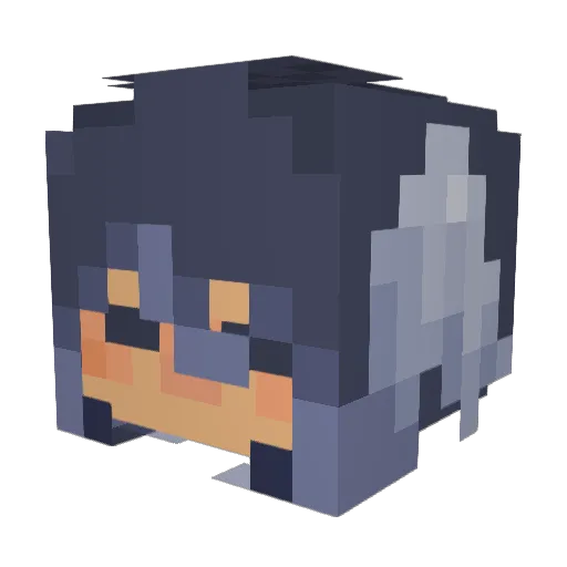 Th3_Mirage Minecraft avatar head, 3D render
