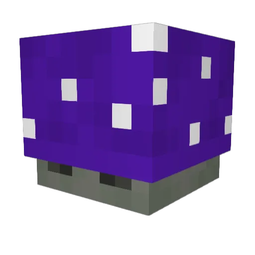 Th3_Shr00m Minecraft avatar head, 3D render
