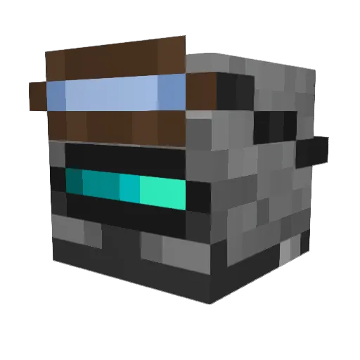 Th3_Survivor Minecraft avatar head, 3D render