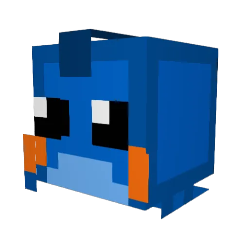 Th3kid420 Minecraft avatar head, 3D render