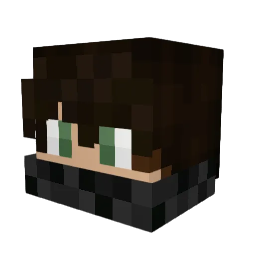 ThBuffetBndit Minecraft avatar head, 3D render