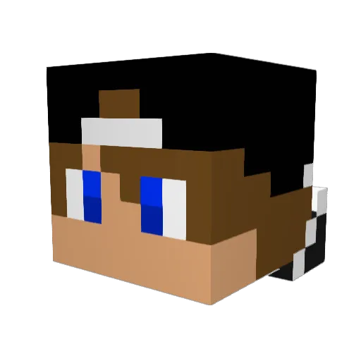 ThE_FiRe1 Minecraft avatar head, 3D render