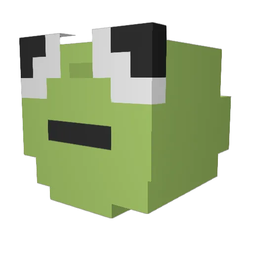 ThEmAdHaTtEr550 Minecraft avatar head, 3D render