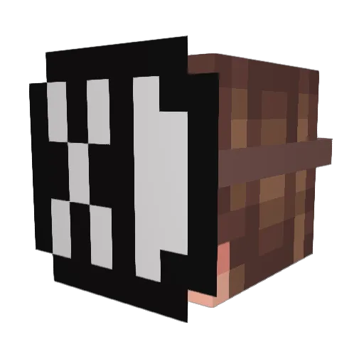 ThEnderXD Minecraft avatar head, 3D render