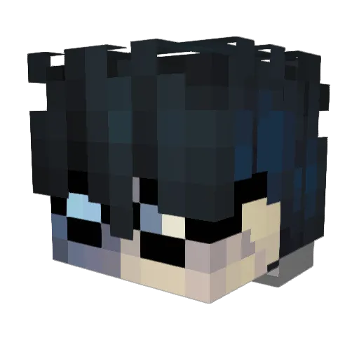 ThEndyman Minecraft avatar head, 3D render