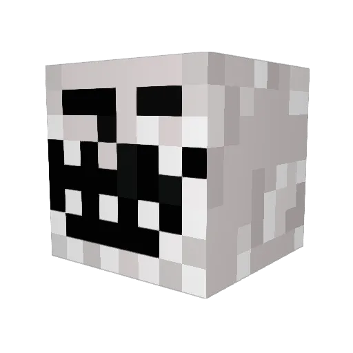 ThIrStIx Minecraft avatar head, 3D render