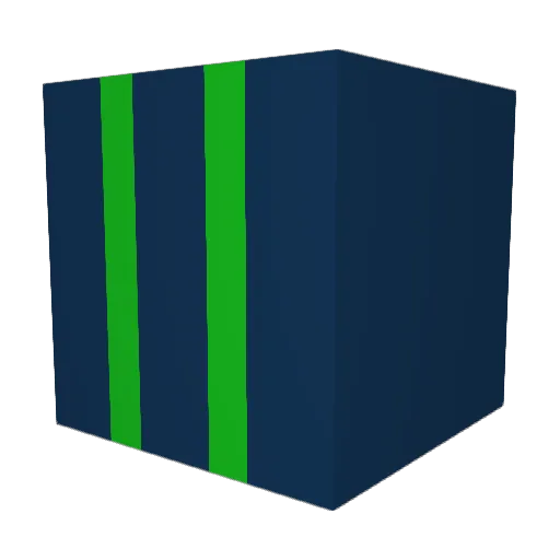 ThParad0x Minecraft avatar head, 3D render