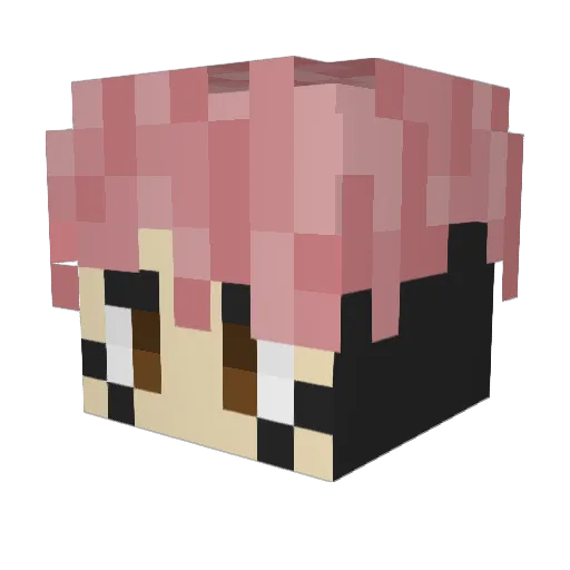 ThSolo Minecraft avatar head, 3D render
