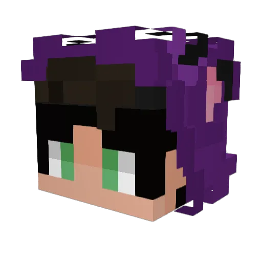 ThSupremacy Minecraft avatar head, 3D render