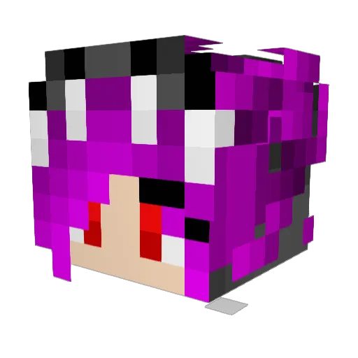 Th_Gaming Minecraft avatar head, 3D render