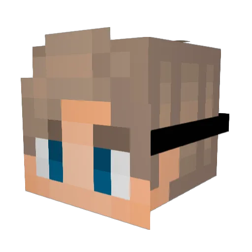 Th_c4nnibal Minecraft avatar head, 3D render