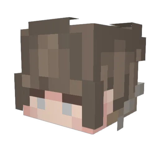 ThaCatnt Minecraft avatar head, 3D render
