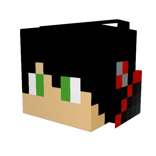 ThaHolyGhost Minecraft avatar head, 3D render