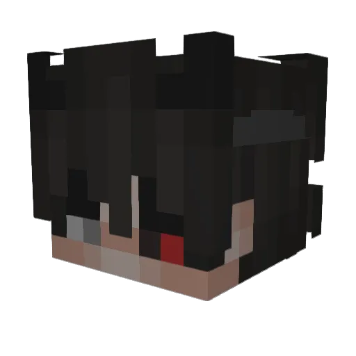 ThaLelon Minecraft avatar head, 3D render
