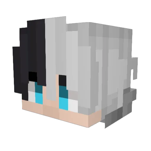 ThaNaTosL Minecraft avatar head, 3D render
