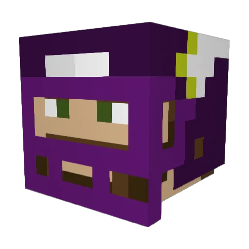 ThaPizzaRollerz Minecraft avatar head, 3D render