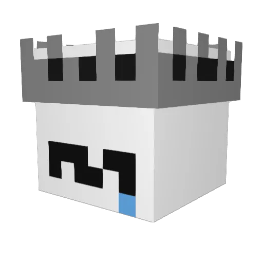 ThaShndy Minecraft avatar head, 3D render