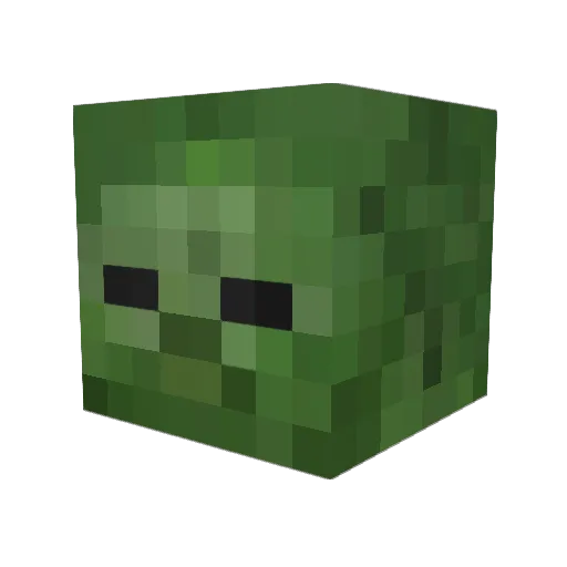 ThaSnipe Minecraft avatar head, 3D render