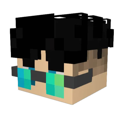 Tha_Pedar Minecraft avatar head, 3D render